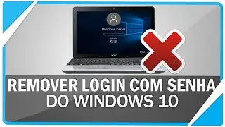 Como Tirar a Senha de Login do Windows 10*2020*