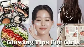 Glow Up Tips for Girls| How to Get Glowing Skin |Heathy Hairs, Mental Wellbeing, Journaling#grooming