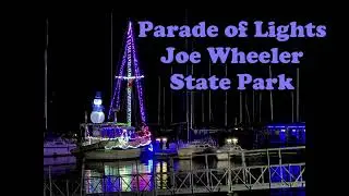 Christmas Parade of Lights at Joe Wheeler State Park #boatparade #christmaslightshow #boatlife