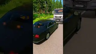 ВЫДЕРЖИТ ЛИ МАШИНА ПРЕЗИДЕНТА СТОЛКНОВЕНИЕ С ГРУЗОВИКОМ в BeamNG Drive