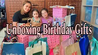 Unboxing Alexa's Birthday Gifts