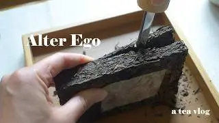 Tea vlog: Alter ego sheng/raw puer tea brick and short chat about hardships, hope and heart