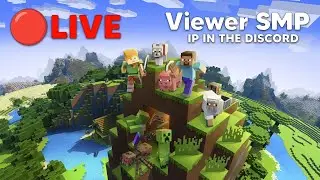 🔴LIVE - DAY 1 VIEWER SMP JOINABLE SERVER - MINECRAFT