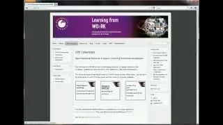OERs on the Learning from WOeRK website
