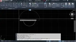 Membuat Arc Start-Center-Angle Pada AUTOCAD 2021