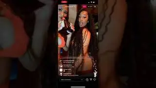 JADE 6IX9INE EX FIRST INSTAGRAM LIVE SINCE BREAK UP (MAD TWERKING)