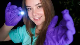 ASMR NURSE Skin EXAMINATION Roleplay! Gloves, Whispers
