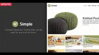 Preview Simple - OpenCart Theme OpenCart
