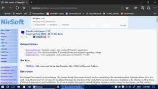 Fixit BSOD Blue Screen of Death 101 Part 1 BlueScreenView utility to get crash dump information