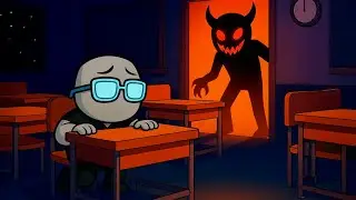 SURVIVE THE NIGHT AT MONSTER SCHOOL in Roblox