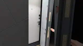 Дверь входная, Мастино (Бульдорс) Trust Eco "161", букле антрацит, белоснежная эмаль