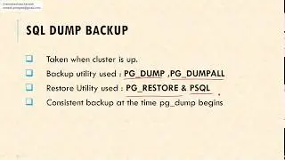 pgdump backup restore