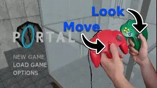 Portal64 now has a menu and lets you customize controls