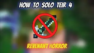Secrets of Soloing T4 Revenant Horror in CraftersMC Skyblock with revenant armour #craftersmc
