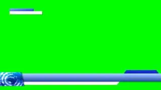 4K News Style Lower Third Free Green Screen Footage. 4 Types.