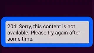 Zee5 Fix 204: Sorry, This Content is Not Available. Please Try Again After Some Time issue Solved