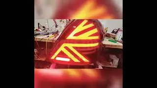 dzire led taillight union jack design 