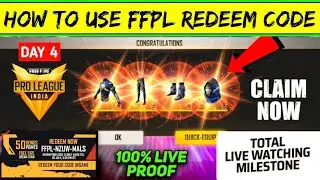 How To Use FFPL Redeem Code Free Fire | FFPL Redeem Code Use Kaise Kare | 4 July Redeem Code Today