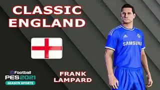 F. LAMPARD face+stats (Classic England) How to create in PES 2021