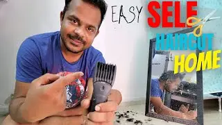 HOW TO CUT OWN HAIR USING PANASONIC TRIMMER