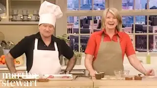 Robin Williams & Martha Stewart Can't Stop Laughing While Cooking Tacos | Martha Stewart