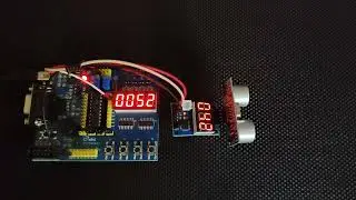 SiLabs C8051F330 - Serial Communication (UART) - HC-SR04 SONAR Reader