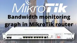 Bandwidth monitoring graph in MikroTik router | Tutorial 17