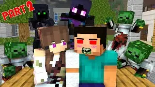 Monster School: Herobrine's Secret Love for Cute Girl Zombie (PART 2) - Animation