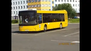 Минск, поездка на автобусе МАЗ-203.169, рег.№АН 8296-7, марш.379 (07.08.2022)