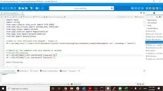 EIN4912 - Text Processing Python Code - Example Homework