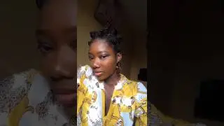 Bantu knots hair style #naturalhair #4chair #afrohair #hairoil #bantuknots