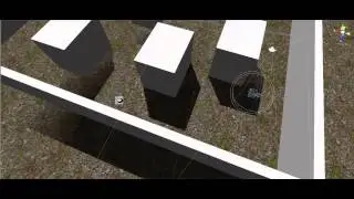 Unity3D: AI movimiento aleatorio y deteccion de objetos.