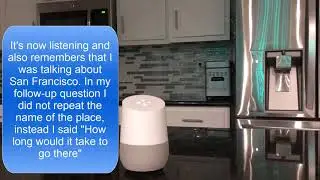 Google Home  Continued Conversation