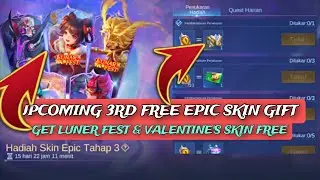 CLAIM LIMITED LUNER FEST AND VALENTINE'S SKIN FROM 3RD FREE EPIC SKIN GIFT EVENT | MLBB