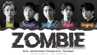 DAY6 - 'Zombie' English Version Lyrics Color Coded