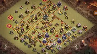 Th9 war base anti lavaloon, anti bowlers