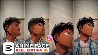 Trending Anime Face Reel Editing 🔥 | Capcut Template