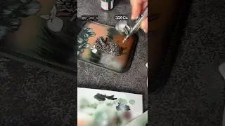 Артикул на ВБ: 144881061 | Аэрограф на кожаной сумке 😍