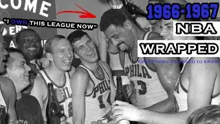 1966-1967 NBA SEASON IN 8 MINUTES | NBA WRAPPED *RARE FOOTAGE*