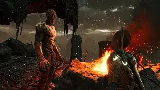 God of War Ragnarök - Meeting Surtr - PS5 4K HDR