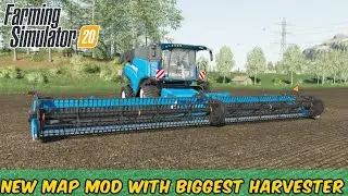 FS 20 New Map Mod with Biggest Harvester map mod.