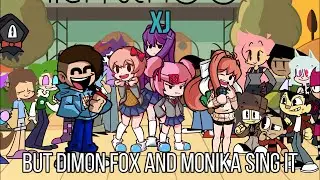 FNF XJ but Dimon Fox and Monika sing it! | Birthday Special (kinda)
