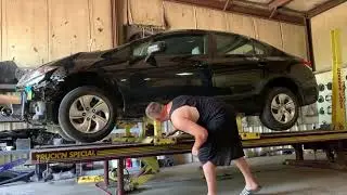 PART 2 | PUTTING HONDA CIVIC ONTO FRAME MACHINE