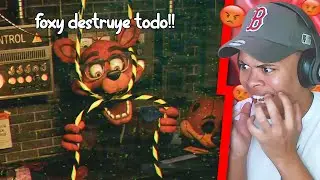FOXY INTENTA DESTRUIRNOS LA PIZZERIA !! 😡 A BITE AT FREDDYS