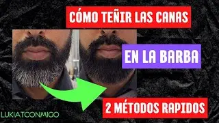 Cómo teñir la barba con tintura común o con kit Strategy, paso a paso explicado fácil.
