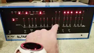 Altair 8800 - Serial I/O - Front Panel Programming Tutorial #4