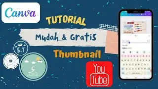 cara membuat thumbnail youtube di hp android #canva #thumbnail