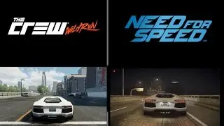 Need for Speed 2016 Vs The Crew - Lamborghini Aventador Gameplay