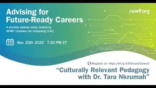 Advising for Future Ready Careers: Episode 14, Culturally Relevant Pedagogy