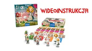 Alicja w Krainie Czarów - gra planszowa - wideoinstrukcja